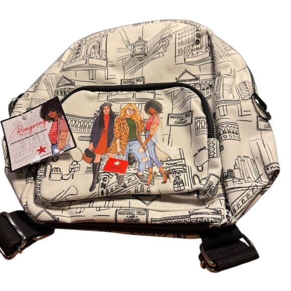 Macy’s Chicago Backpack with City Print - Picture 2 of 5